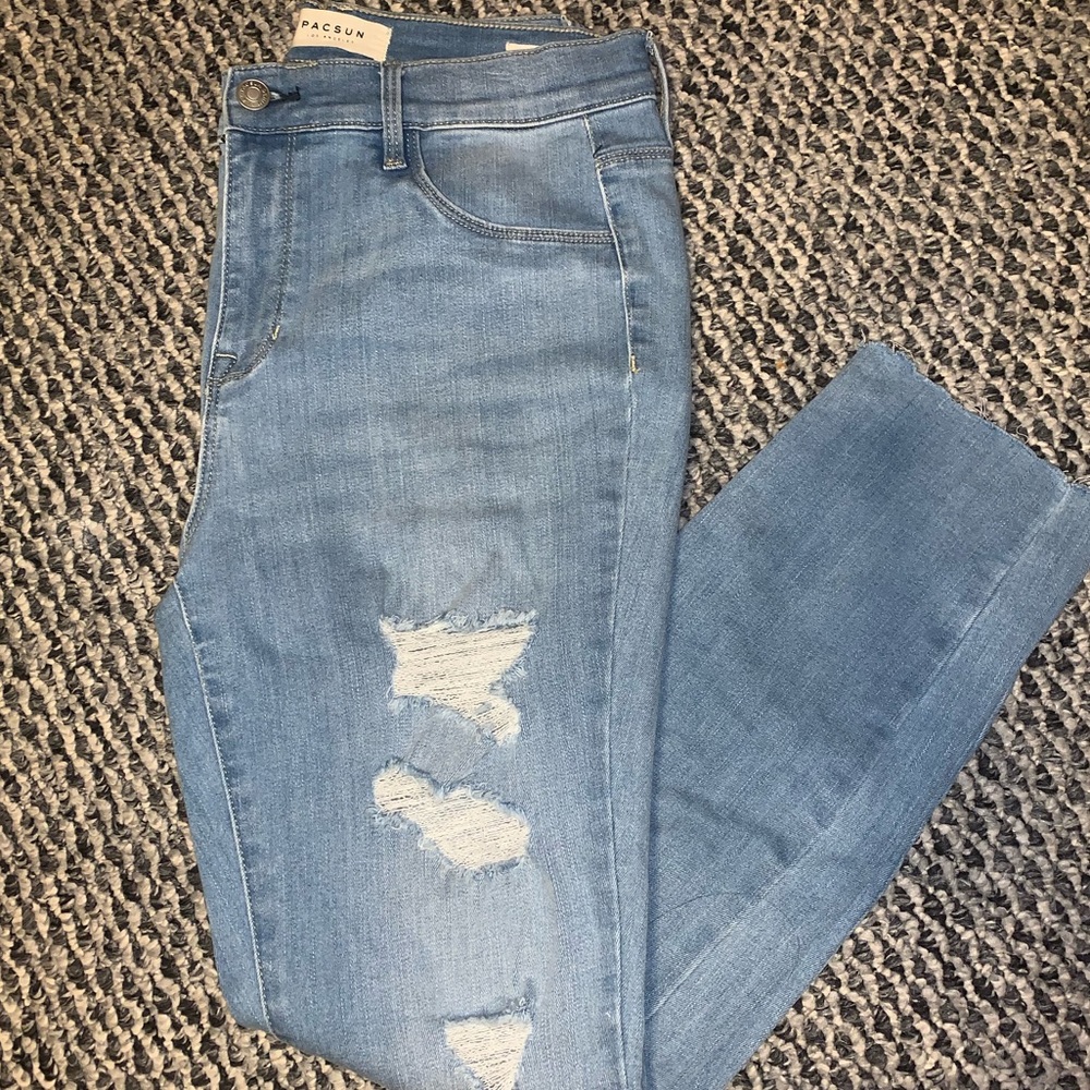 Pacsun - Distressed High Waisted Jeggings